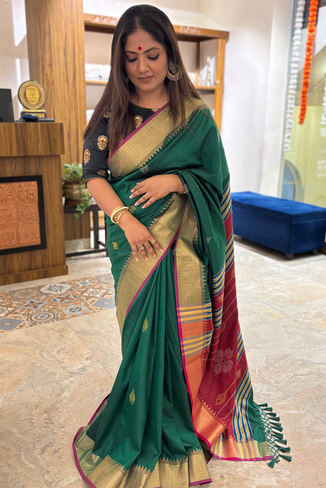 Katan silk saree