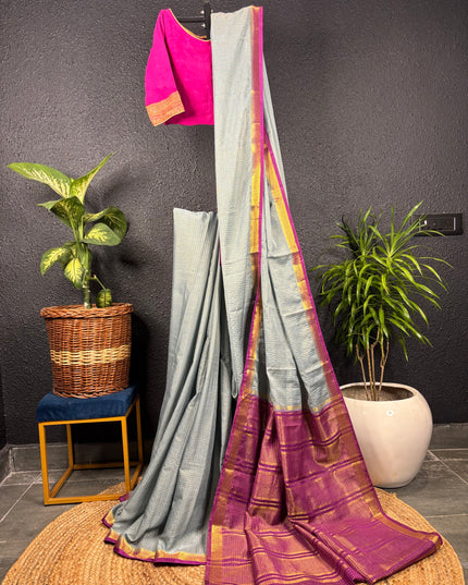 Mysore Crepe Saree