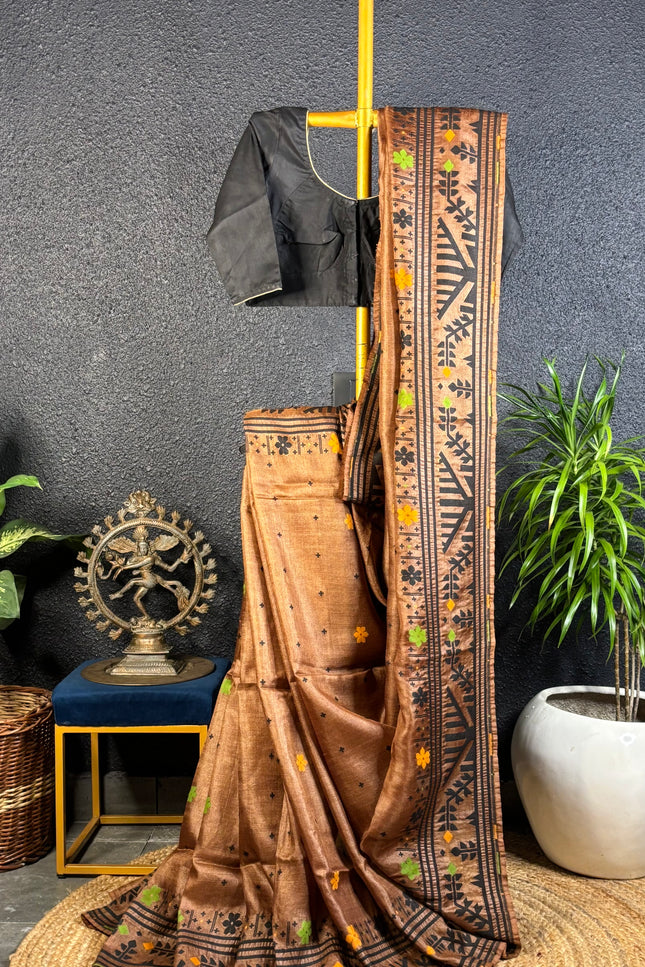 Pure tussar saree