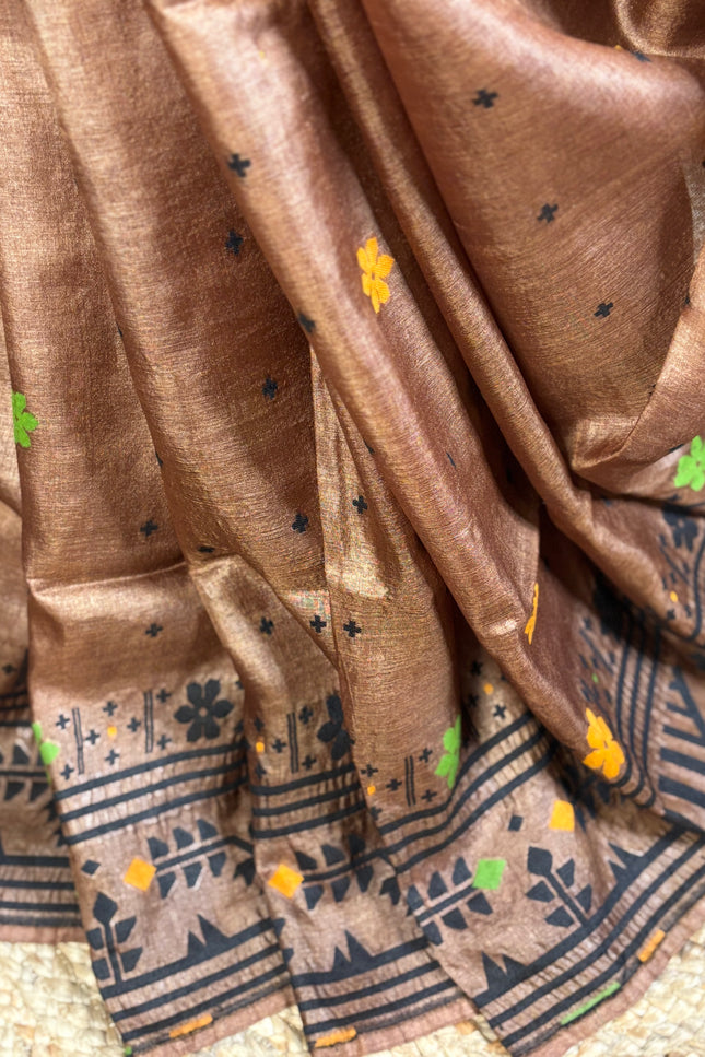 Pure tussar saree