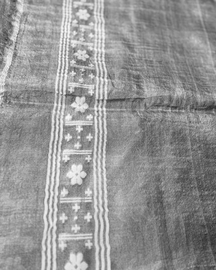 Tussar jamdani saree