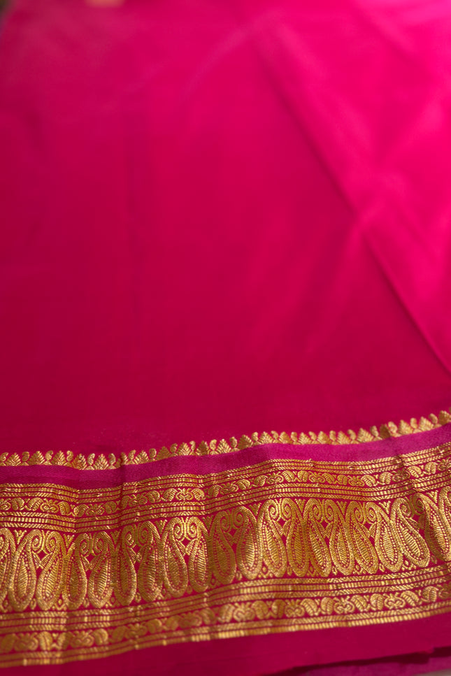 Green kanjeevaram saree