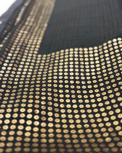 Timeless Elegance of Black Pure Resham Silk Saree – A Classic from Kopai Boutique