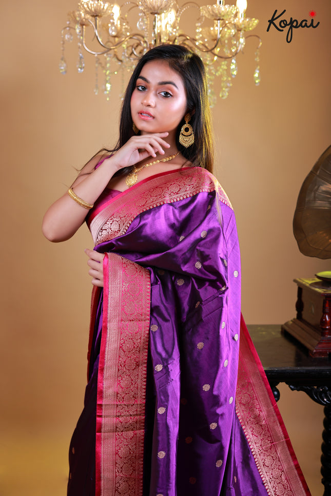 Pure katan silk saree